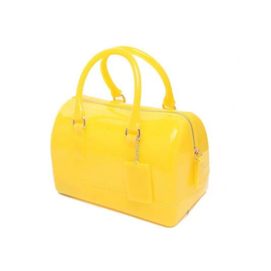 Yellow Jelly Bag with Strap