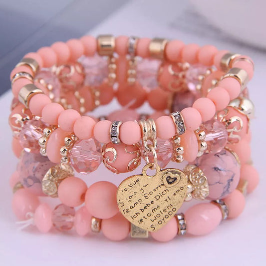 ‘I Love You’ Bracelet Set
