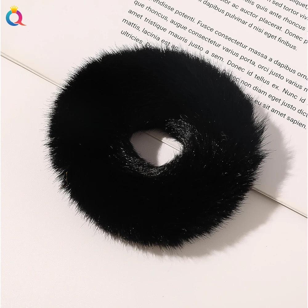 Fur Scrunchies