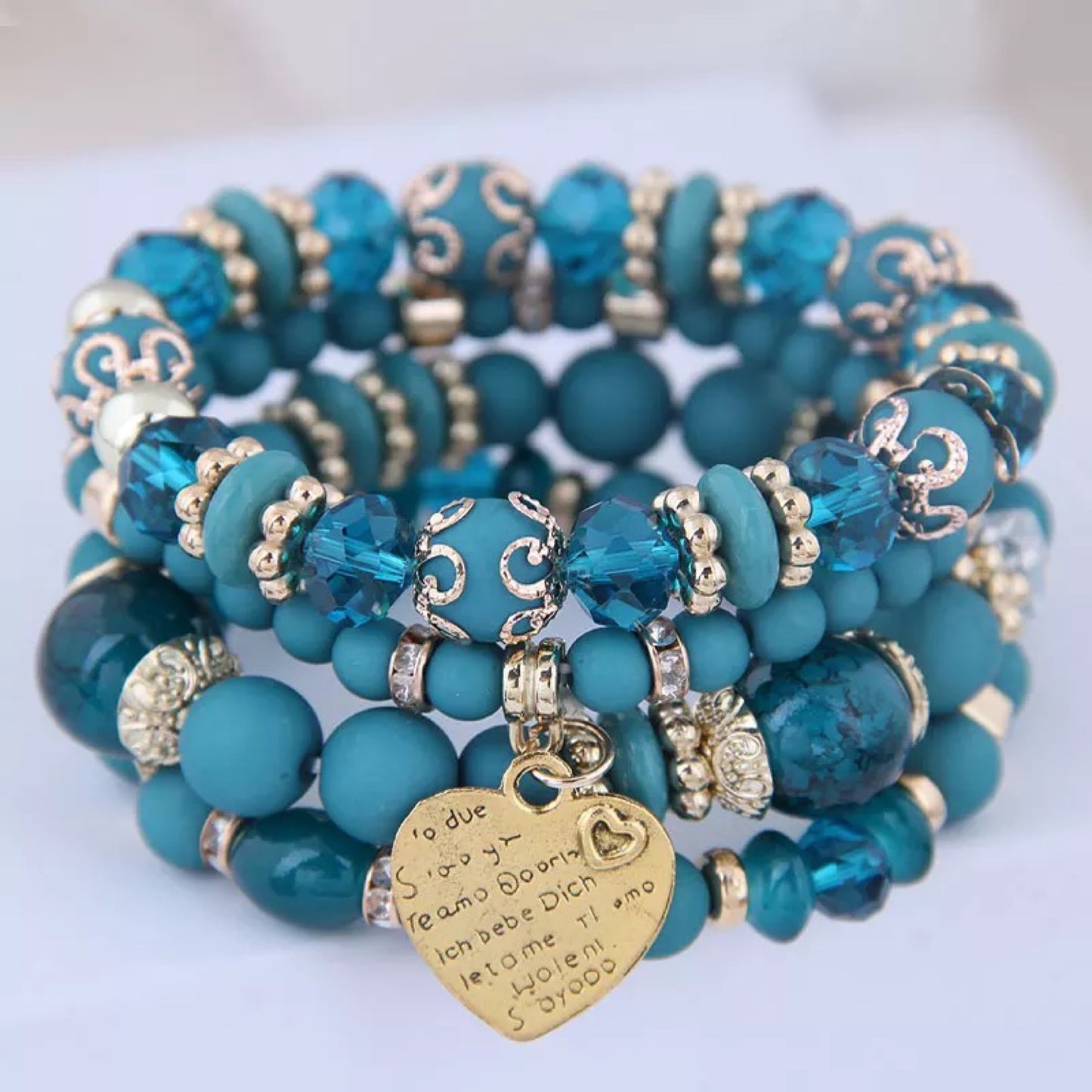 ‘I Love You’ Bracelet Set