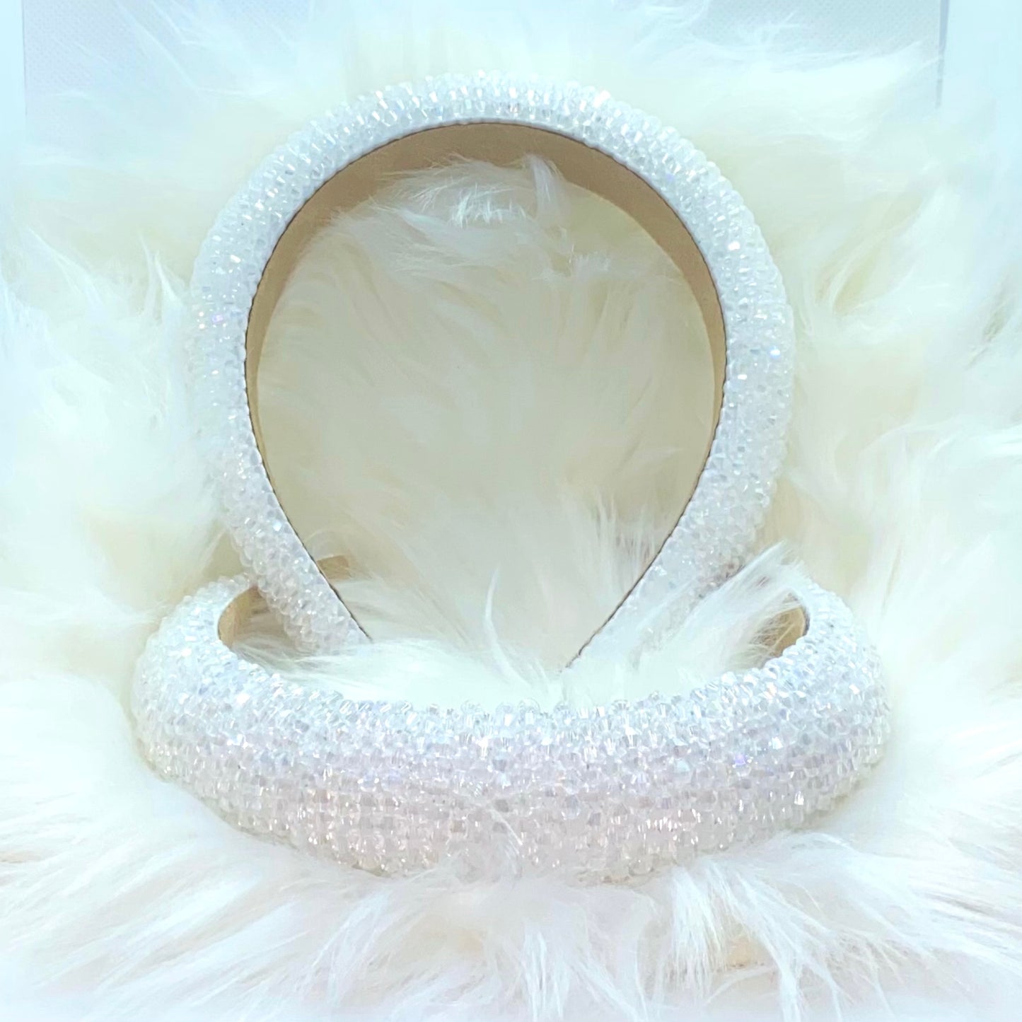 White Crystal Headband