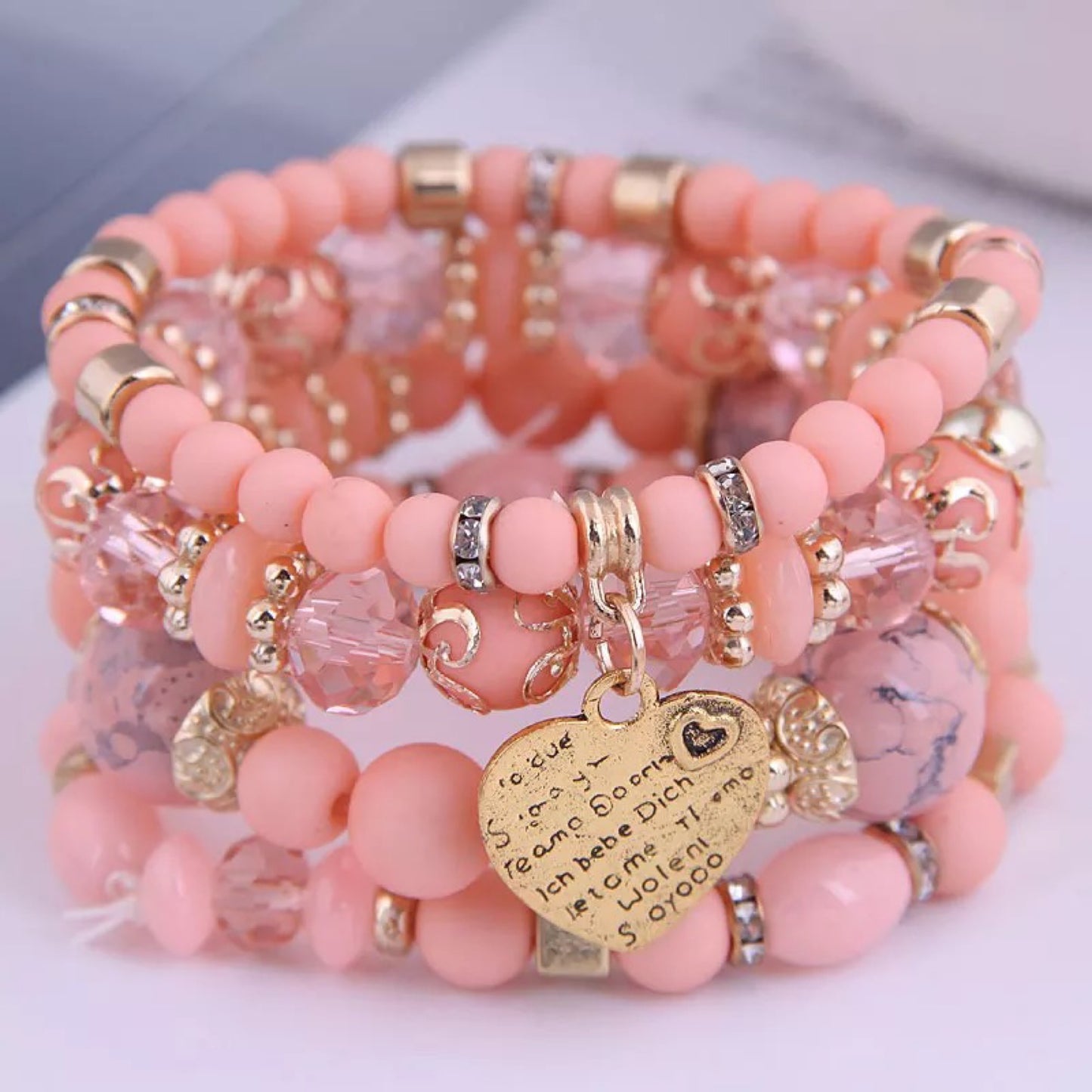 ‘I Love You’ Bracelet Set